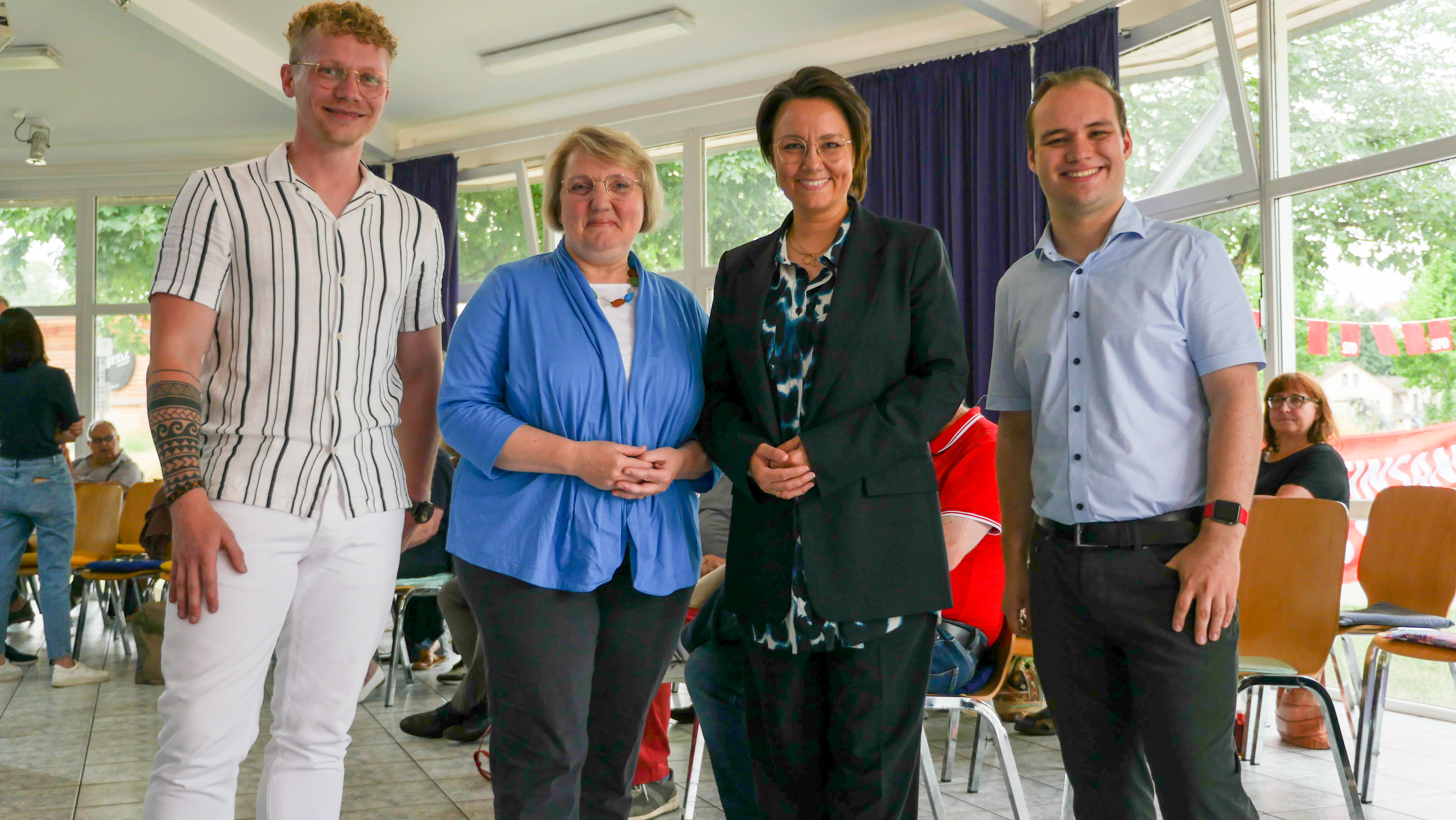 Gruppenfoto beim Sommerempfang der SPD Mühlacker